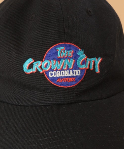 AVIREX（アヴィレックス）の「【WEB&DEPOT限定】ベースボール キャップ クラウンシティ / BASEBALL CAP "THE CROWN CITY" / アヴィレックス / AVIREX（キャップ・メンズ・ブラック/タン/インディゴブルー・FREE）」の5枚目の写真