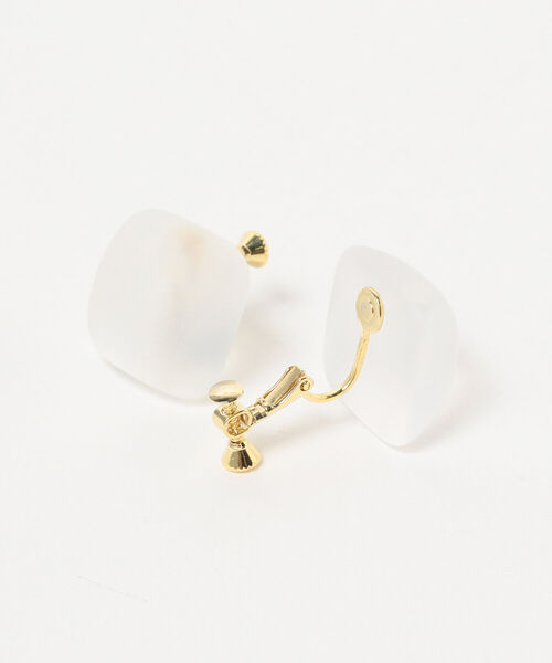 BEAMS BOY（ビームスボーイ）の「BEAMS BOY / クリア イヤリング（イヤリング・レディース・ホワイト/ホワイト系その他2/オレンジ/イエロー/グリーン/ライトブルー・ONE SIZE）」の9枚目の写真