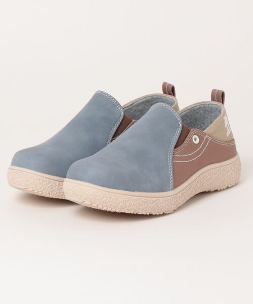 moz（モズ）の「moz(モズ)2way ワンポイントロゴ スリッポン（スリッポン・レディース・ブラック/アイボリー/ネイビー/グレー/ダークベージュ/ライトブルー/カーキ/ベージュ・22.5cm/23.5cm/23.0cm/24.0cm/24.5cm）」の7枚目の写真