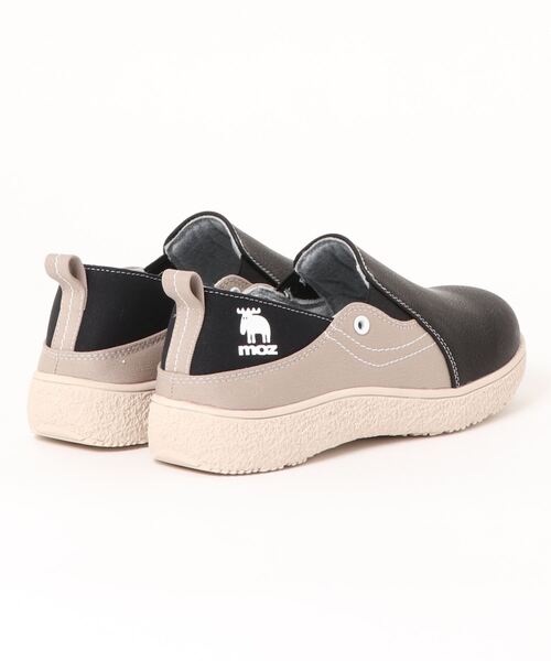 moz（モズ）の「moz(モズ)2way ワンポイントロゴ スリッポン（スリッポン・レディース・ブラック/アイボリー/ネイビー/グレー/ダークベージュ/ライトブルー/カーキ/ベージュ・22.5cm/23.5cm/23.0cm/24.0cm/24.5cm）」の9枚目の写真