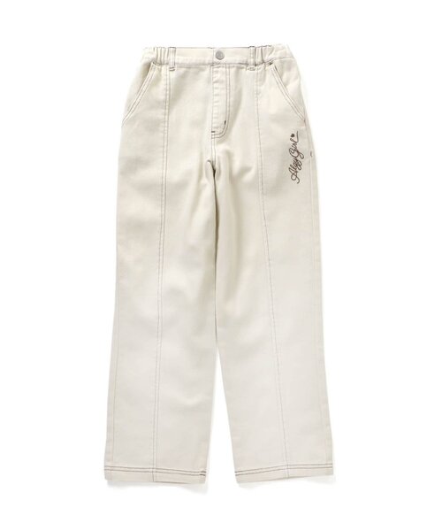 algy（アルジー）の「カラーストレートパンツ（その他パンツ・キッズ・ピンク/アイボリー/ミント/ラベンダー・SMALL/MEDIUM/X-SMALL/XX-SMALL）」の2枚目の写真