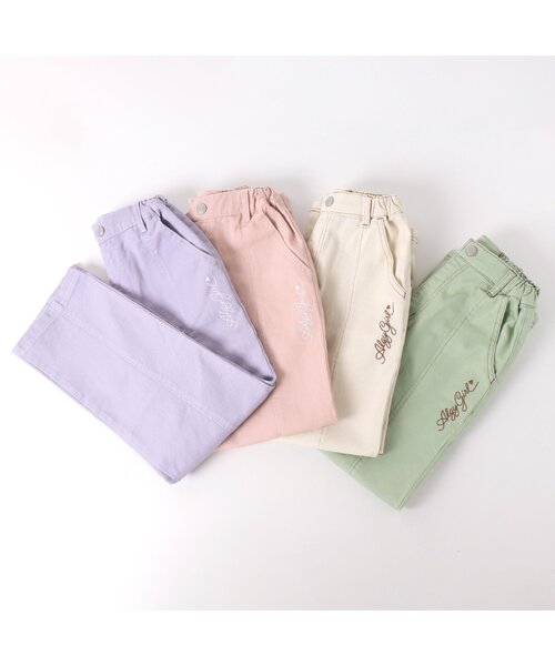 algy（アルジー）の「カラーストレートパンツ（その他パンツ・キッズ・ピンク/アイボリー/ミント/ラベンダー・SMALL/MEDIUM/X-SMALL/XX-SMALL）」の5枚目の写真