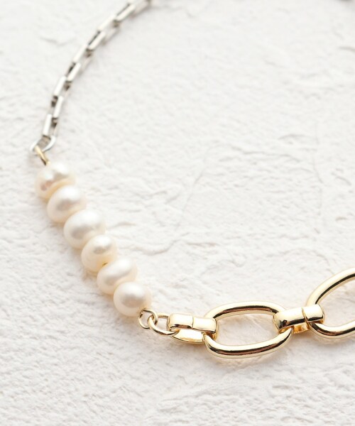 THE SHOP TK (ザ ショップ ティーケー )の「◆【Nerine】ミックスカラーチェーンブレスレット(ブレスレット・レディース・シルバー/ゴールド・99)」の7枚目の写真