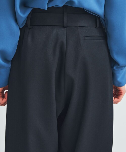 LiNoH（リノー）の「BELTED WIDE PANTS（スラックス・メンズ・ブラック/グリーン・2/1）」の20枚目の写真