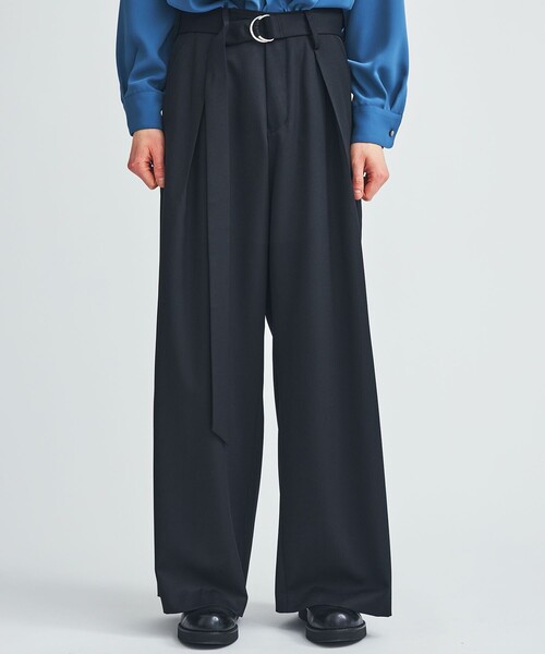 セール】BELTED WIDE PANTS(スラックス)|LiNoH(リノー)の セール】BELTED WIDE PANTS(スラックス)|LiNoH(リノー)の