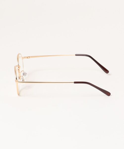 NATURAL BEAUTY BASIC(ナチュラルビューティーベーシック)の「メタルボストングラス(メガネ・レディース・シルバー/ゴールド・フリ-)」の3枚目の写真