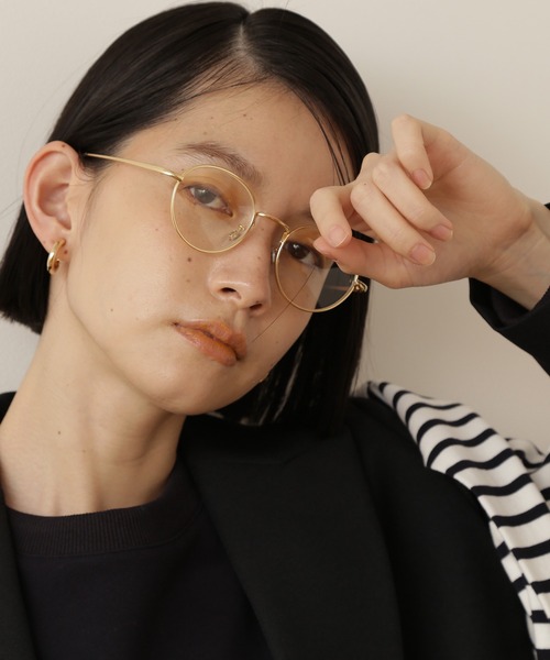 NATURAL BEAUTY BASIC(ナチュラルビューティーベーシック)の「メタルボストングラス(メガネ・レディース・シルバー/ゴールド・フリ-)」の8枚目の写真