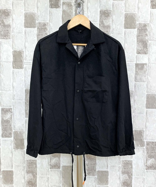 TopIsm(トップイズム)の「撥水加工 冷感ストレッチ オープンカラーシャツ(シャツ/ブラウス・メンズ・ブルー/グレー/ブラック・M/L/LL)」の5枚目の写真