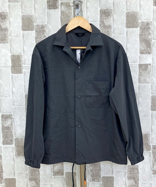 TopIsm(トップイズム)の「撥水加工 冷感ストレッチ オープンカラーシャツ(シャツ/ブラウス・メンズ・ブルー/グレー/ブラック・M/L/LL)」の16枚目の写真