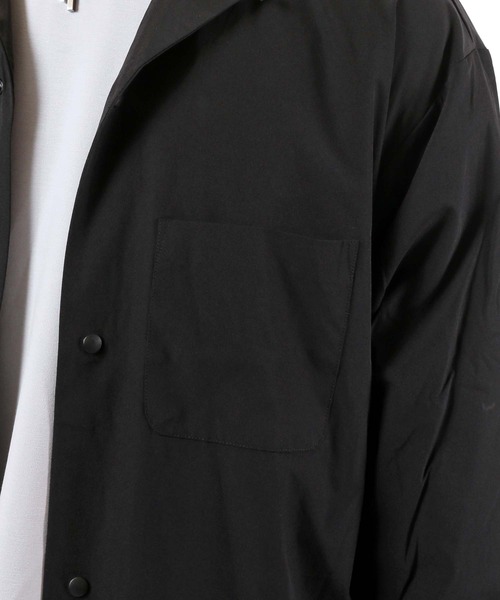 TopIsm(トップイズム)の「撥水加工 冷感ストレッチ オープンカラーシャツ(シャツ/ブラウス・メンズ・ブルー/グレー/ブラック・M/L/LL)」の14枚目の写真