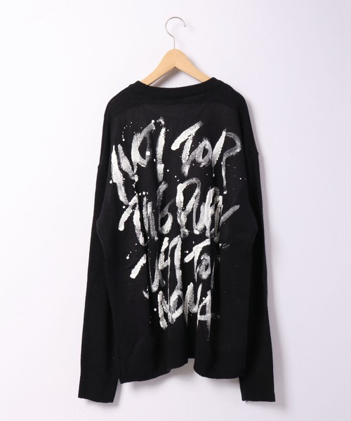 ByTheR（バイザアール）の「BYTHER 韓国ブランド バックプリントニット（ニット/セーター・メンズ・ブラック・FREE）」の10枚目の写真