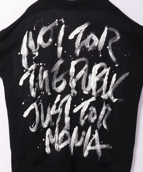 ByTheR（バイザアール）の「BYTHER 韓国ブランド バックプリントニット（ニット/セーター・メンズ・ブラック・FREE）」の11枚目の写真