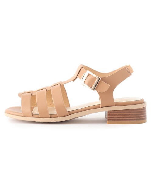 grove（グローブ）の「◆シンプルグルカサンダル（サンダル・レディース・ブラック/アイボリー/ベージュ・25/35/45）」の7枚目の写真