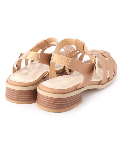 grove（グローブ）の「◆シンプルグルカサンダル（サンダル・レディース・ブラック/アイボリー/ベージュ・25/35/45）」の8枚目の写真