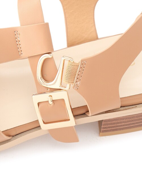 grove（グローブ）の「◆シンプルグルカサンダル（サンダル・レディース・ブラック/アイボリー/ベージュ・25/35/45）」の11枚目の写真