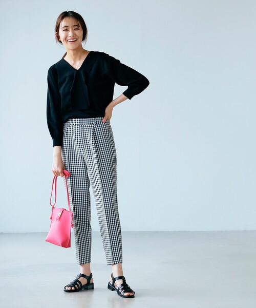 grove（グローブ）の「◆シンプルグルカサンダル（サンダル・レディース・ブラック/アイボリー/ベージュ・25/35/45）」の17枚目の写真