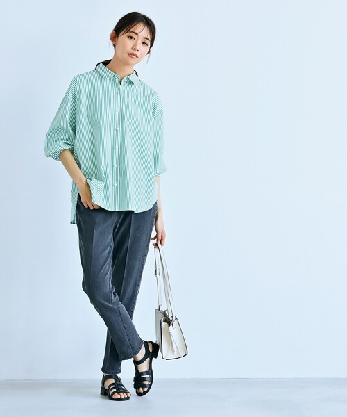 grove（グローブ）の「◆シンプルグルカサンダル（サンダル・レディース・ブラック/アイボリー/ベージュ・25/35/45）」の20枚目の写真