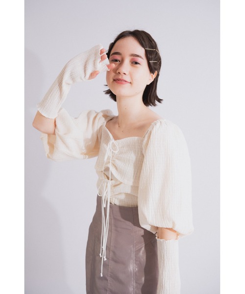 MIXXDAVID（ミックスディビッド）の「ヴィンテージタフタマーメイドスカート（Tシャツ/カットソー・レディース・ブラック/グレー・FREE）」の19枚目の写真