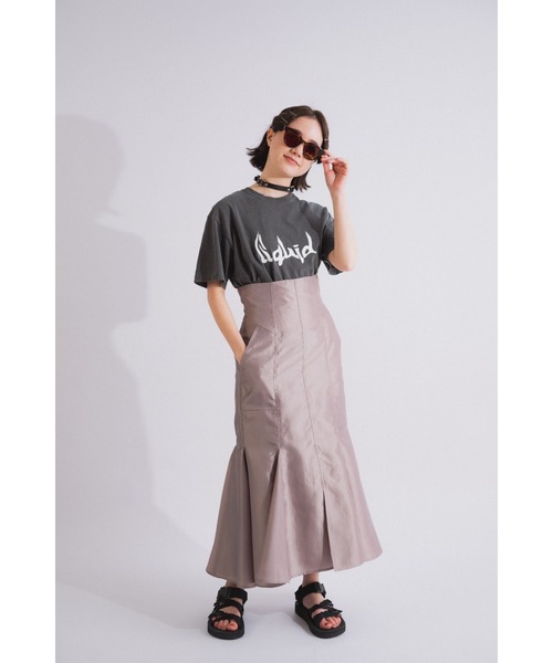 MIXXDAVID（ミックスディビッド）の「ヴィンテージタフタマーメイドスカート（Tシャツ/カットソー・レディース・ブラック/グレー・FREE）」の16枚目の写真