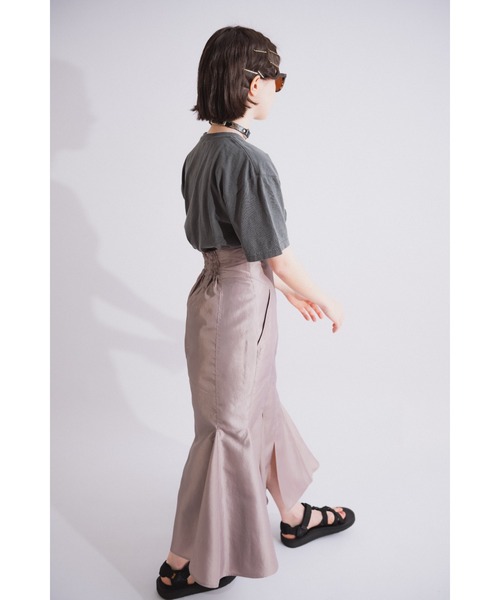 MIXXDAVID（ミックスディビッド）の「ヴィンテージタフタマーメイドスカート（Tシャツ/カットソー・レディース・ブラック/グレー・FREE）」の18枚目の写真