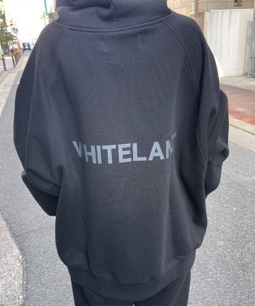 WHITELAND（ホワイトランド）の「WHITELAND/ホワイトランド/TYO TAG HOODIE/タグ フーディー/パーカー（パーカー・メンズ・ブラック/カーキ・FREE）」の7枚目の写真