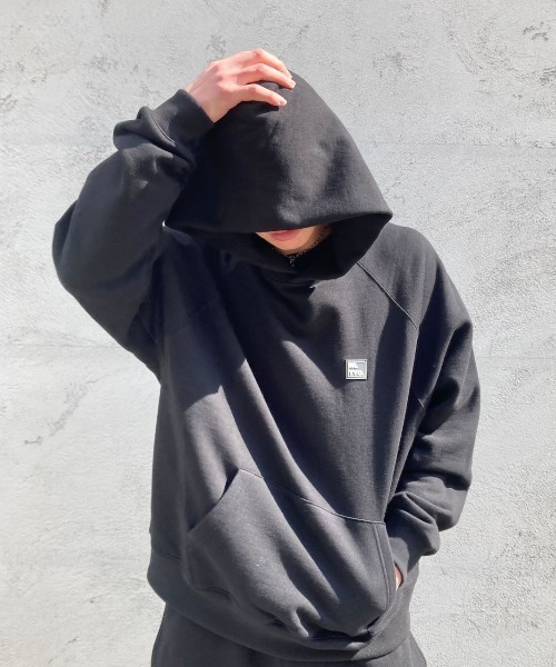 WHITELAND（ホワイトランド）の「WHITELAND/ホワイトランド/TYO TAG HOODIE/タグ フーディー/パーカー（パーカー・メンズ・ブラック/カーキ・FREE）」の6枚目の写真