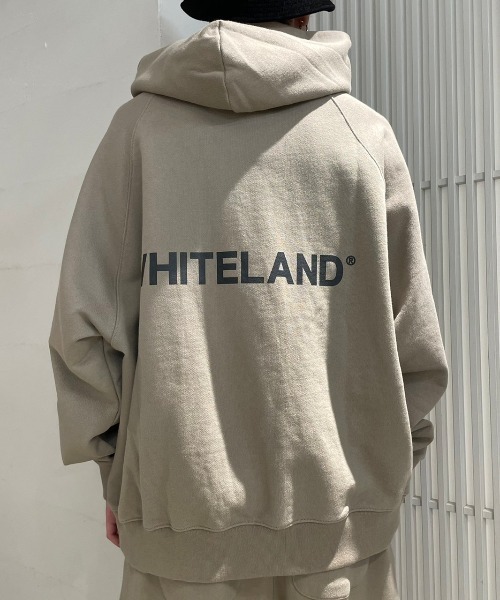 WHITELAND（ホワイトランド）の「WHITELAND/ホワイトランド/TYO TAG HOODIE/タグ フーディー/パーカー（パーカー・メンズ・ブラック/カーキ・FREE）」の22枚目の写真