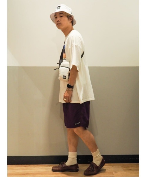 CAMP7（キャンプセブン）の「【CAMP7】ボックスロゴハット（ハット・メンズ・ベージュ/ホワイト/ブラック・フリー）」の5枚目の写真