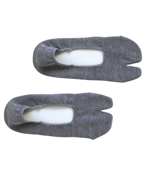 rasox（ラソックス）の「rasox（ラソックス）／　タビ・カバーソックス（ソックス/靴下・レディース・杢グレー/ブラック/ブルー/ホワイト・LARGE/SMALL/MEDIUM）」の4枚目の写真