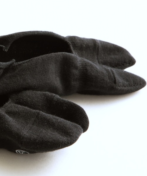 rasox（ラソックス）の「rasox（ラソックス）／　タビ・カバーソックス（ソックス/靴下・レディース・杢グレー/ブラック/ブルー/ホワイト・LARGE/SMALL/MEDIUM）」の5枚目の写真