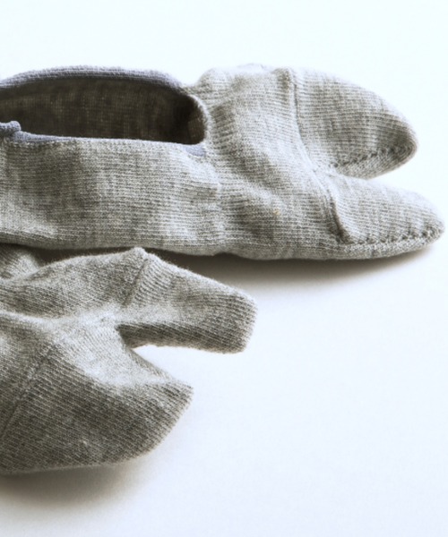 rasox（ラソックス）の「rasox（ラソックス）／　タビ・カバーソックス（ソックス/靴下・レディース・杢グレー/ブラック/ブルー/ホワイト・LARGE/SMALL/MEDIUM）」の6枚目の写真