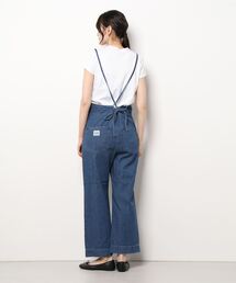 デニムサロペット コットン100% パンツ サロペット オーバーオール デニム ツイル カラー