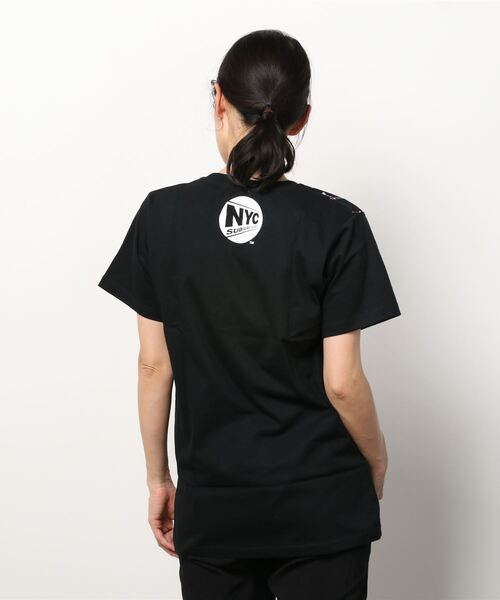 INNOCENT（イノセント）の「【T18】【MANHATTAN MAP】TEE（Tシャツ/カットソー・レディース・ホワイト/ブラック・MEDIUM/LARGE/SMALL）」の4枚目の写真