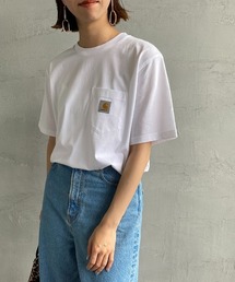 [carhartt WIP/カーハートダブリューアイピー] ワンポイントロゴ ショートスリーブポケットTシャツ