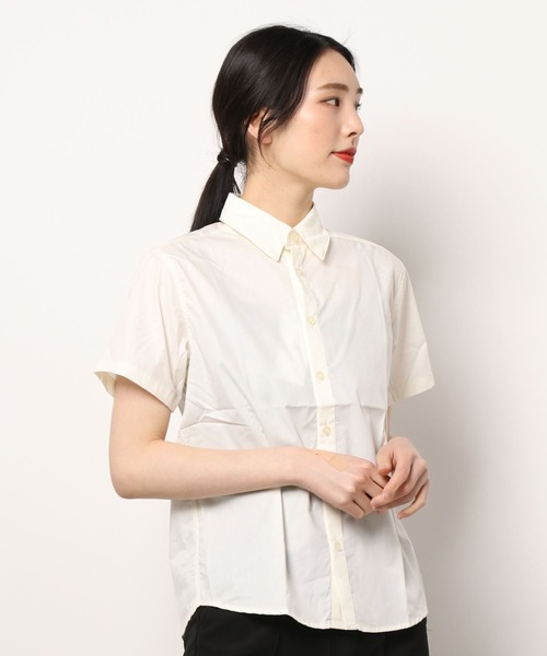 セール レディース 男装用 白半袖yシャツ シャツ ブラウス Bodyline ボディライン のファッション通販 Zozotown