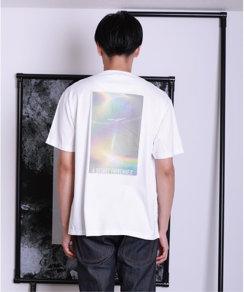 A DEGREE FAHRENHEIT(エーディグリーファーレンハイ)の「【ユニセックス商品】リフレクターART オーバーサイズ(Tシャツ/カットソー・メンズ・ホワイト/ブラック/ピンク・SMALL/MEDIUM/LARGE/FREE)」の8枚目の写真