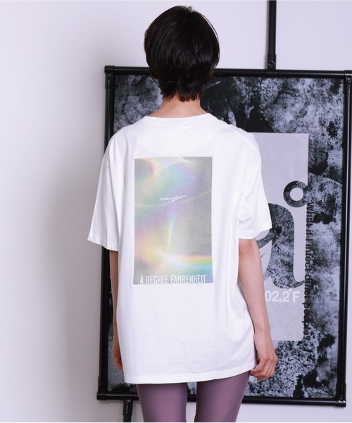 A DEGREE FAHRENHEIT(エーディグリーファーレンハイ)の「【ユニセックス商品】リフレクターART オーバーサイズ(Tシャツ/カットソー・メンズ・ホワイト/ブラック/ピンク・SMALL/MEDIUM/LARGE/FREE)」の9枚目の写真