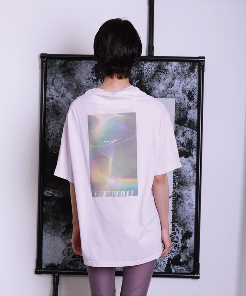 A DEGREE FAHRENHEIT(エーディグリーファーレンハイ)の「【ユニセックス商品】リフレクターART オーバーサイズ(Tシャツ/カットソー・メンズ・ホワイト/ブラック/ピンク・SMALL/MEDIUM/LARGE/FREE)」の13枚目の写真
