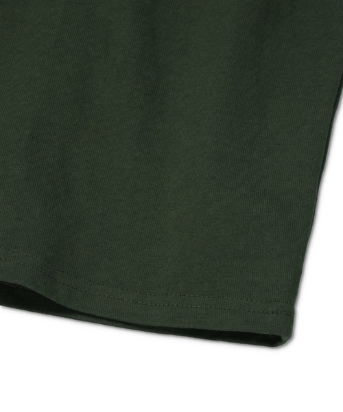 SPINNS（スピンズ）の「【ビッグシルエット】バックプリント ビッグTシャツ（Tシャツ/カットソー・メンズ・ホワイト×レッド/ホワイト×グリーン/ブラック/グリーン/ブラウン/ブラック×イエロー/ホワイト×ブルー・ONESIZE）」の16枚目の写真