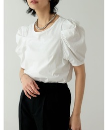 Re:EDIT | [神山まりあさん着用]シルケットショルダータックTシャツ(Tシャツ/カットソー)