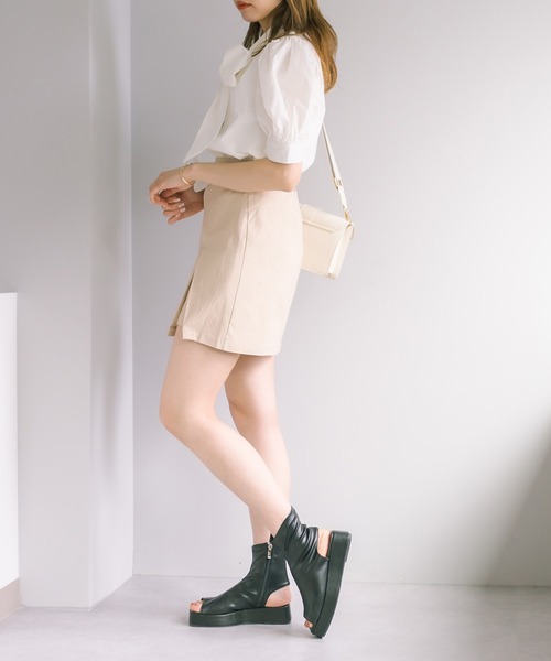 OLIVE des OLIVE（オリーブデオリーブ）の「ボウタイ半袖ブラウス（シャツ/ブラウス・レディース・ホワイト/オフホワイト/アイボリー・FREE）」の22枚目の写真