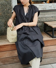 Chez toi | キーネックギャザースモックワンピース(ワンピース)