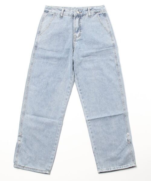 ARCADE（アーケード）の「-ARCADE Limited Line- 春服 ワイド デニムパンツ ロールアップ ビンテージウォッシュ ジーパン（デニムパンツ・メンズ・グレー/サックスブルー/ライトブルー・L/M/XL/2XL）」の15枚目の写真