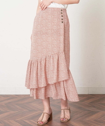 A de a.v.v | マーメイドアシンメトリー柄スカート(スカート)