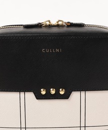 CULLNI（クルニ）の「BG-016B / Square Check Leather Shoulder Bag