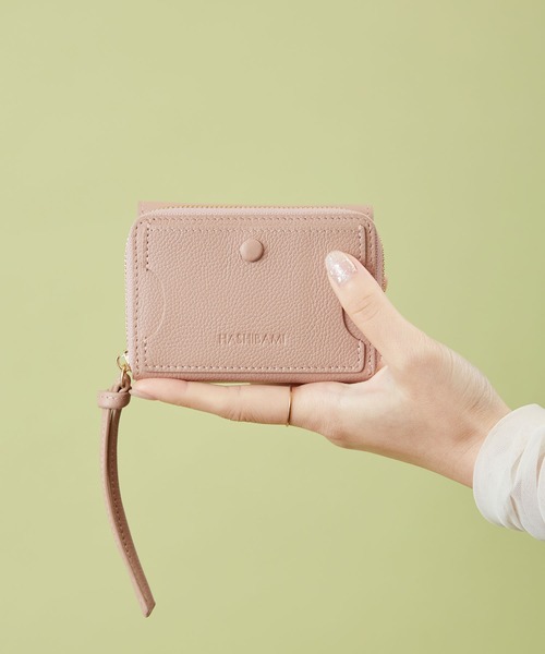HASHIBAMI（ハシバミ）の「【HASHIBAMI】サンドグラス ミニウォレット（財布・レディース・モスグリーン/ナチュラル/グレイッシュベージュ/ブルーパープル/グレイッシュブルー/ライトグリーン/ライトピンク/ライトイエロー/マルチ/ペールイエロー/ブラウン/マジェンタ/ベビーピンク/ゴールド/ブラック/アクア/レモンイエロー/ライトオレンジ系/ライトグリーン系/ふじ色系/ダークグリーン/イエロー系その他2/シルバー/ミント/サックスブルー・FREE）」の20枚目の写真