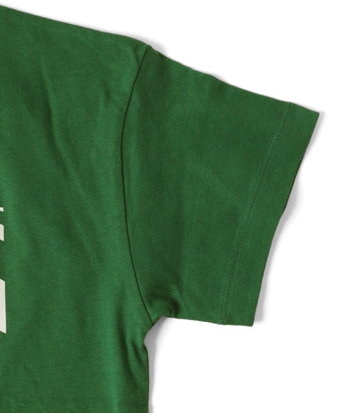 GLAZOS（グラソス）の「天竺・ドロップショルダーBOXチェッカープリント半袖Tシャツ（Tシャツ/カットソー・キッズ・オフホワイト/グリーン/ブラック・130cm/140cm/150cm/160cm/170cm）」の12枚目の写真