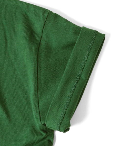 GLAZOS（グラソス）の「天竺・ドロップショルダーBOXチェッカープリント半袖Tシャツ（Tシャツ/カットソー・キッズ・オフホワイト/グリーン/ブラック・130cm/140cm/150cm/160cm/170cm）」の13枚目の写真