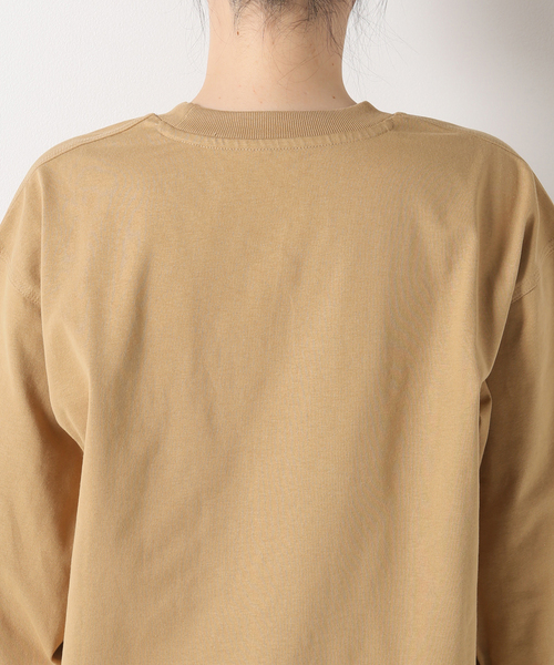 Carhartt WIP(カーハートダブリューアイピー)の「CARHARTT WIP L/S AMERICAN SCRIPT T-SHIRT(Tシャツ/カットソー・レディース・ホワイト/ベージュ・SMALL/MEDIUM/X-SMALL)」の9枚目の写真