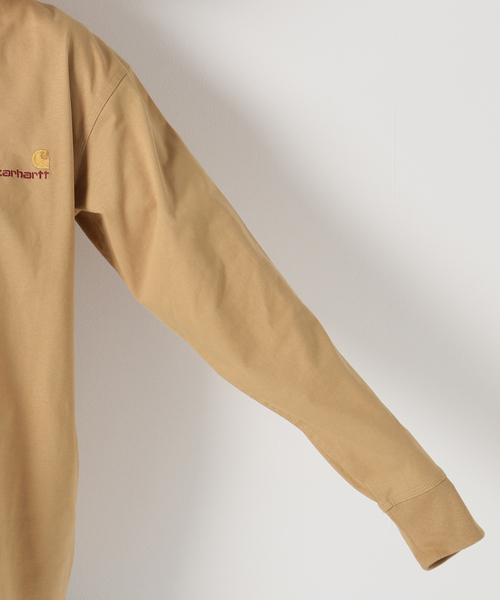 Carhartt WIP(カーハートダブリューアイピー)の「CARHARTT WIP L/S AMERICAN SCRIPT T-SHIRT(Tシャツ/カットソー・レディース・ホワイト/ベージュ・SMALL/MEDIUM/X-SMALL)」の10枚目の写真